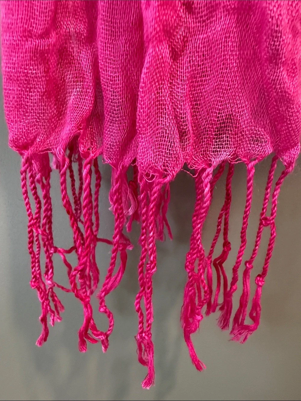 Pink & Yellow Tie-Dye Lightweight Scarf